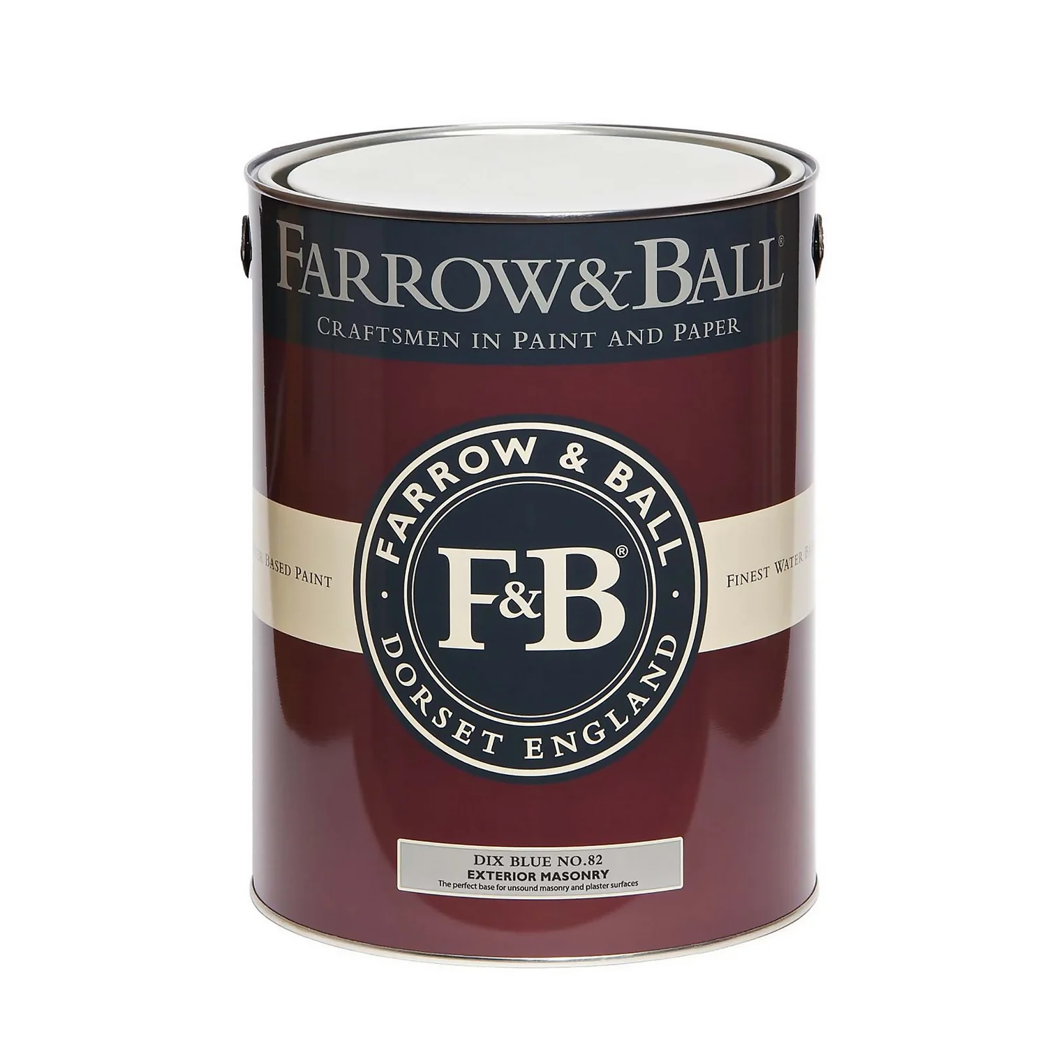 Farrow & Ball Exterior Masonry Paint Dix Blue - 5L 5 Farrow & Ball Exterior Masonry Paint Dix Blue - 5L - Image 3