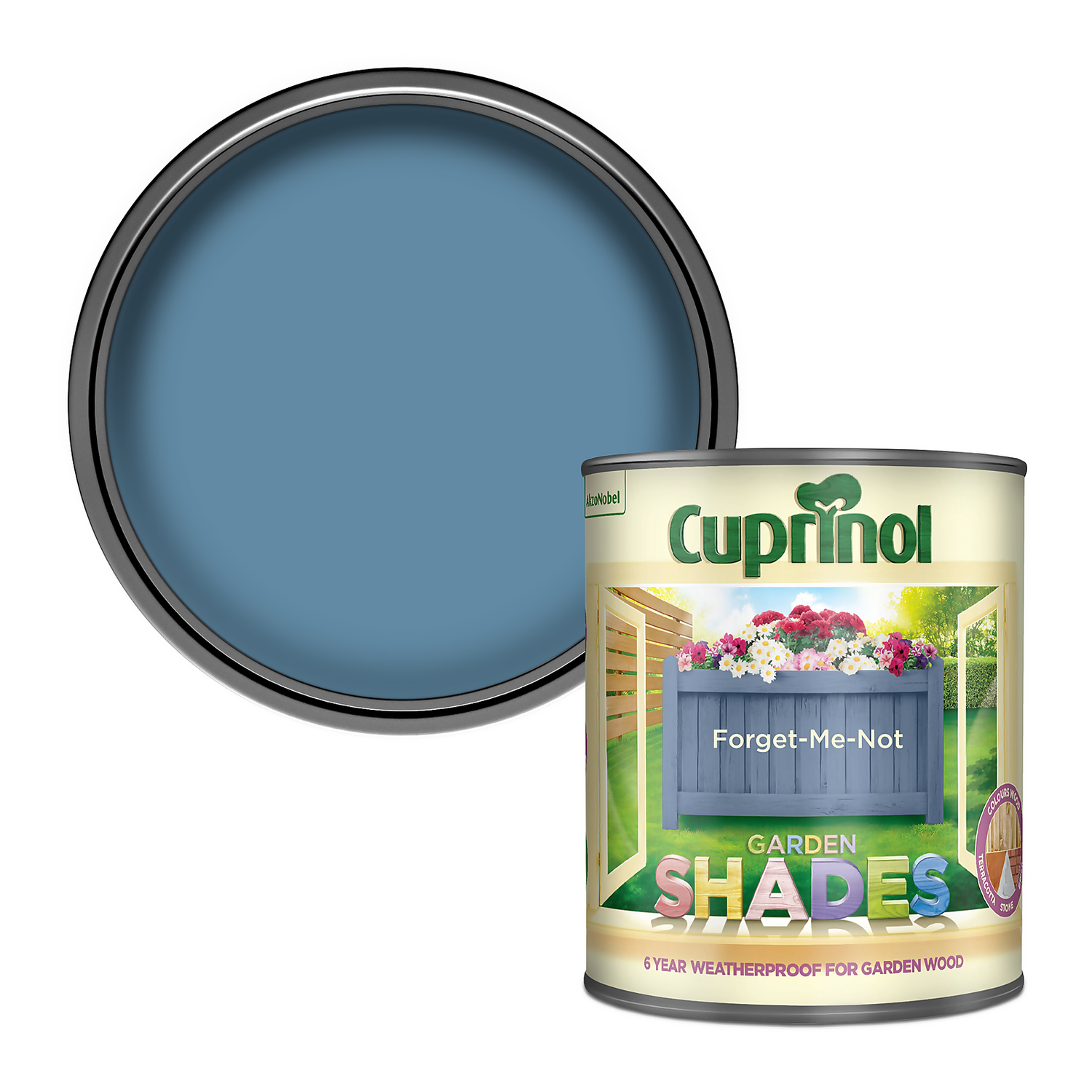 Cuprinol Garden Shades Forget Me Not - 1L 3 Cuprinol Garden Shades Forget Me Not - 1L
