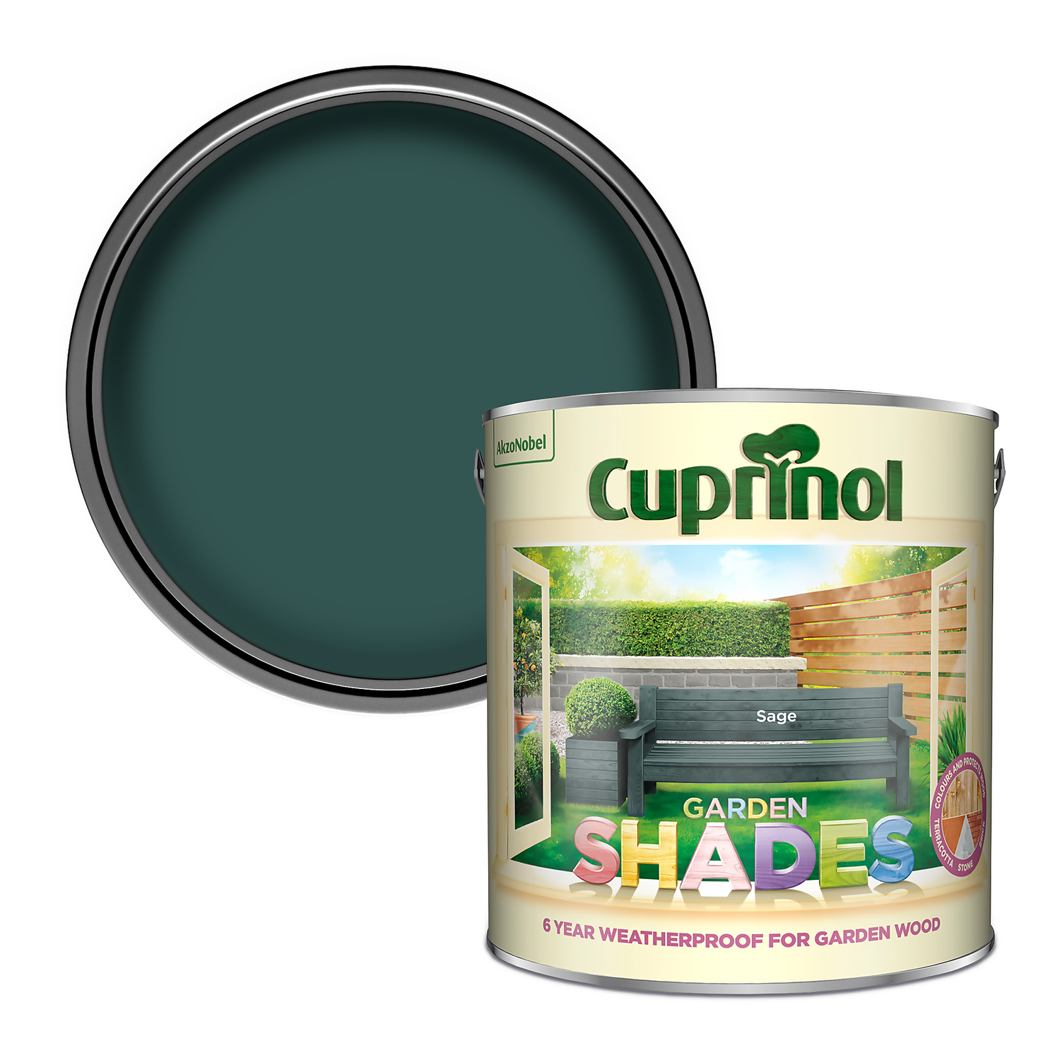Cuprinol Garden Shades Sage - 2.5L 3 Cuprinol Garden Shades Sage - 2.5L