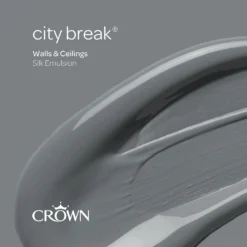 Crown Walls & Ceilings Silk Emulsion Paint City Break - 2.5L 17 Crown Walls & Ceilings Silk Emulsion Paint City Break - 2.5L -Laura Paint Shop 12804352 1244966168119660