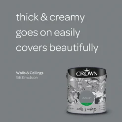 Crown Walls & Ceilings Silk Emulsion Paint City Break - 2.5L 14 Crown Walls & Ceilings Silk Emulsion Paint City Break - 2.5L -Laura Paint Shop 12804352 1474966167898230