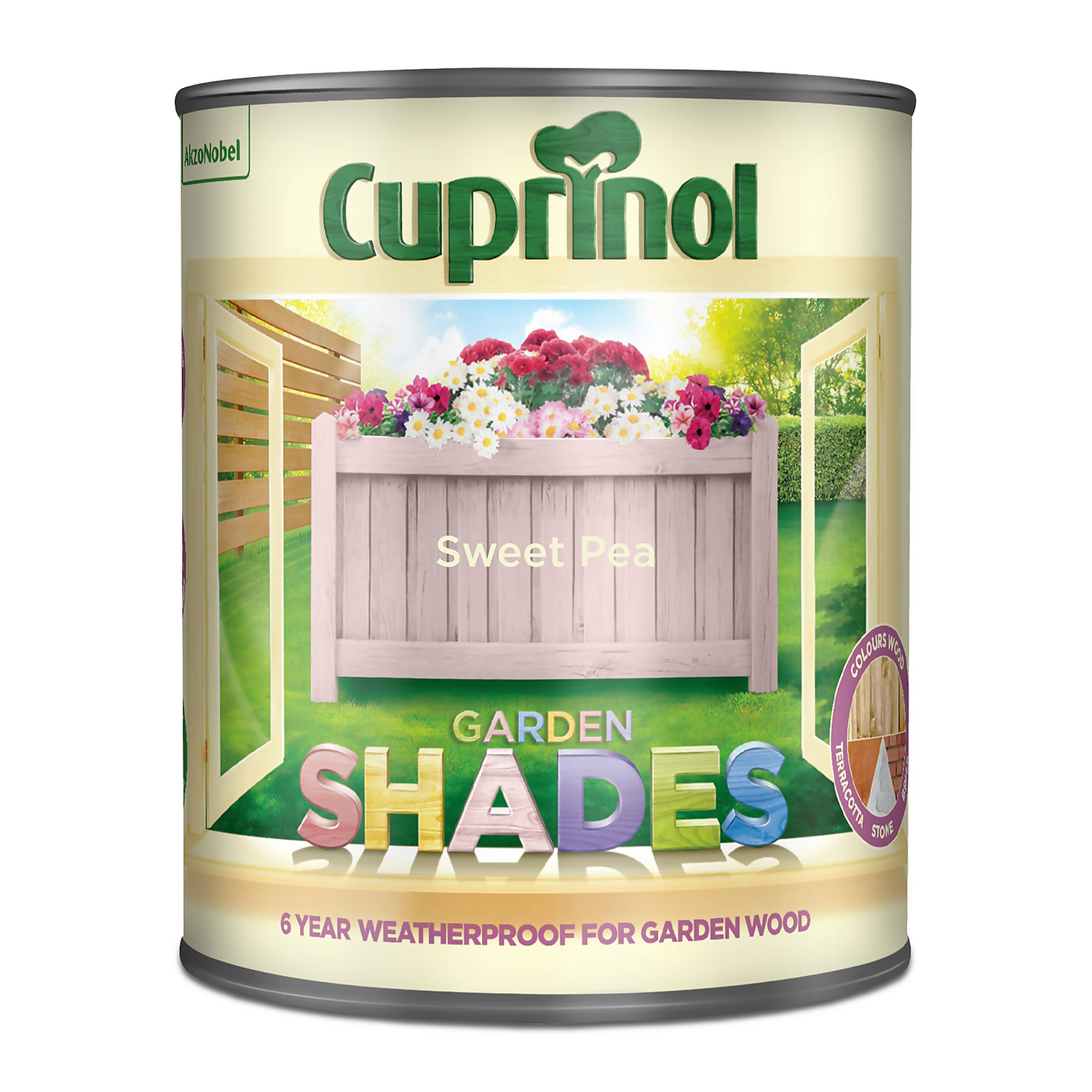 Cuprinol Garden Shades Sweet Pea - 1L 5 Cuprinol Garden Shades Sweet Pea - 1L - Image 3