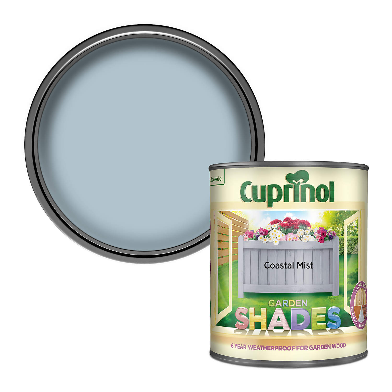 Cuprinol Garden Shades Coastal Mist - 1L 3 Cuprinol Garden Shades Coastal Mist - 1L