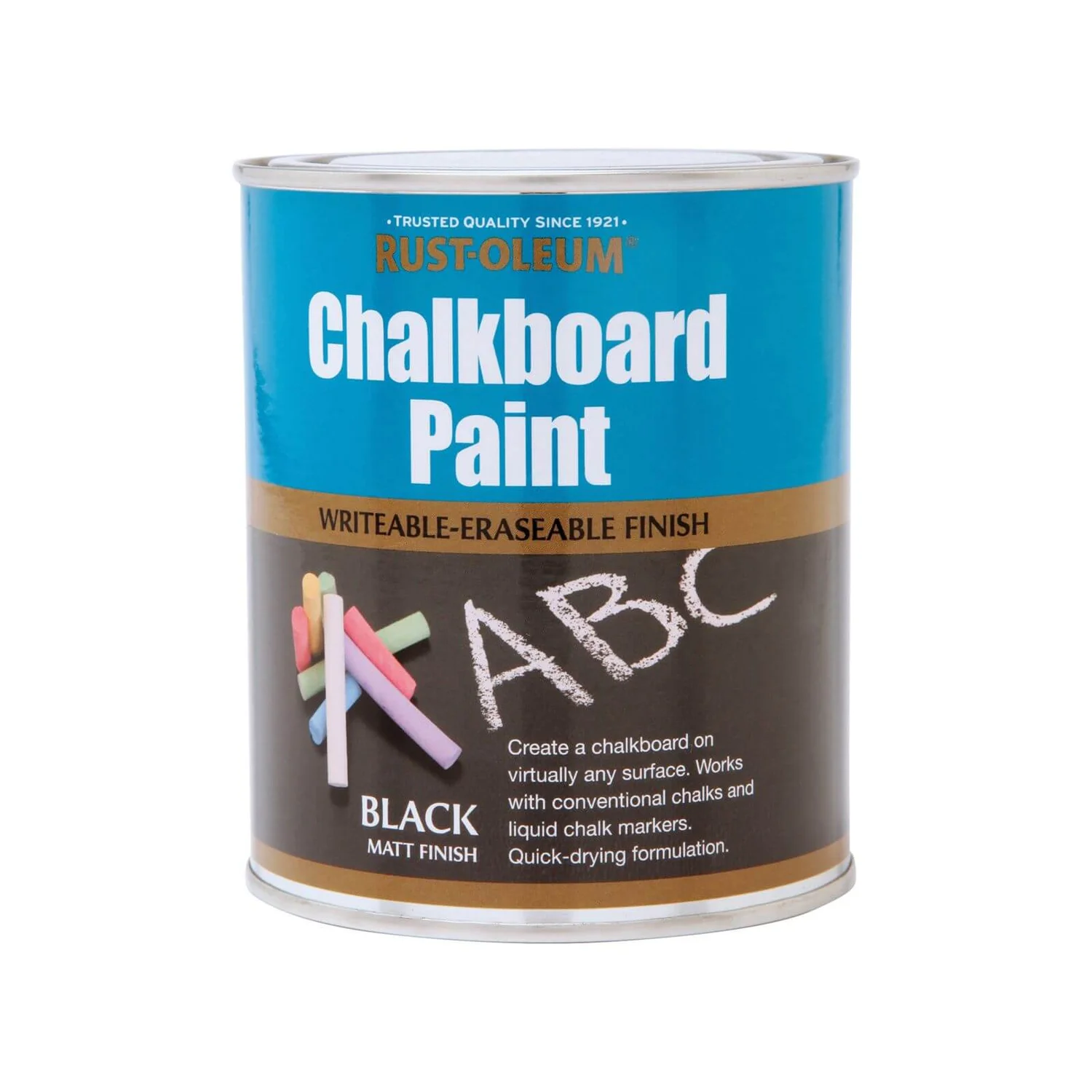 Rust-Oleum Black - Chalkboard Paint - 750ml 3 Rust-Oleum Black - Chalkboard Paint - 750ml
