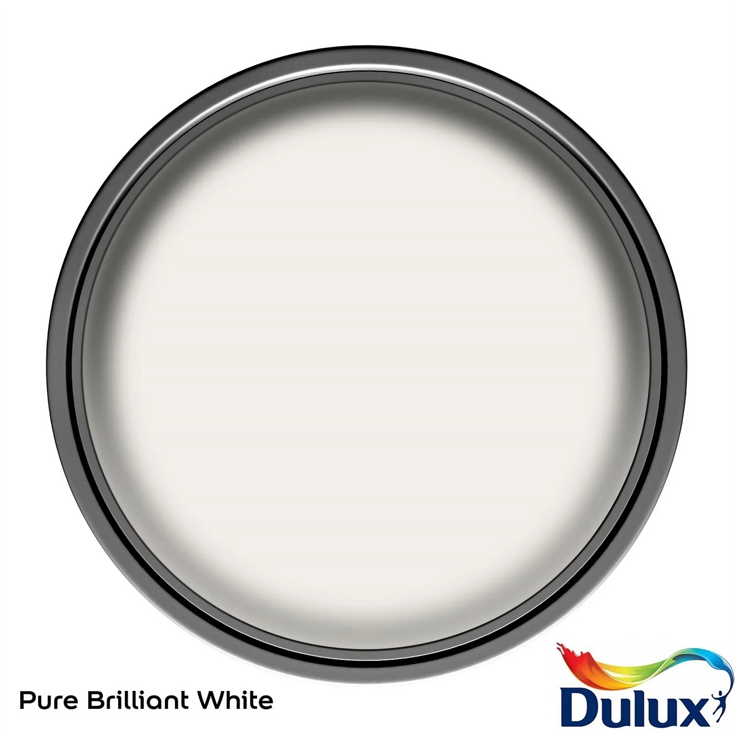 Dulux Non Drip Gloss Paint Pure Brilliant White - 2.5L 4 Dulux Non Drip Gloss Paint Pure Brilliant White - 2.5L - Image 2