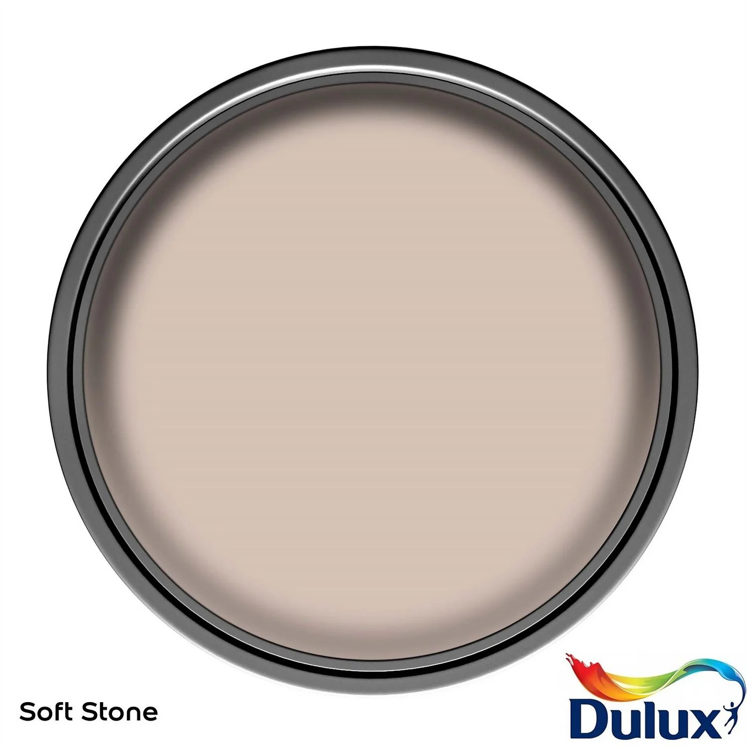 Dulux Matt Emulsion Paint Soft Stone - 2.5L 5 Dulux Matt Emulsion Paint Soft Stone - 2.5L - Image 3