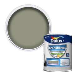 Dulux Weathershield Exterior Quick Dry Satin Paint Green Glade - 750ml