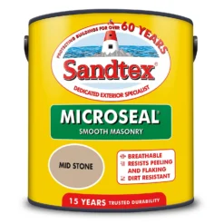 Sandtex® Ultra Smooth Masonry Paint Mid Stone - 2.5L 19 Sandtex® Ultra Smooth Masonry Paint Mid Stone - 2.5L -Laura Paint Shop 12806232 1784870278619308