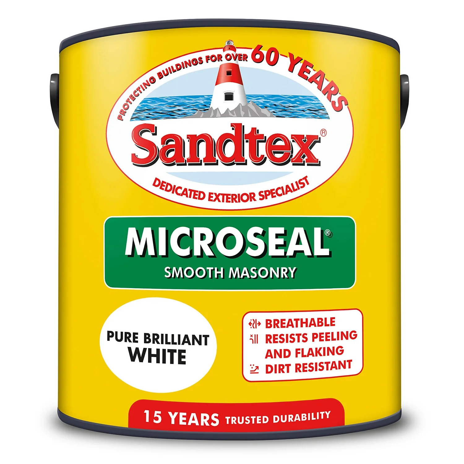 Sandtex® Ultra Smooth Masonry Paint Pure Brilliant White - 2.5L 10 Sandtex® Ultra Smooth Masonry Paint Pure Brilliant White - 2.5L - Image 8