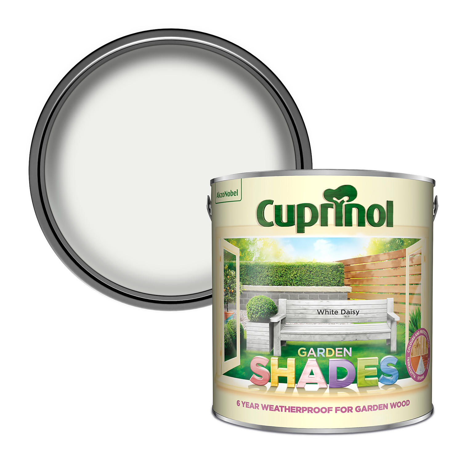 Cuprinol Garden Shades White Daisy - 2.5L 3 Cuprinol Garden Shades White Daisy - 2.5L