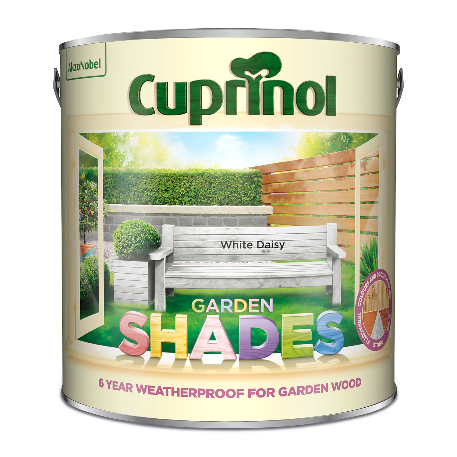 Cuprinol Garden Shades White Daisy - 2.5L 5 Cuprinol Garden Shades White Daisy - 2.5L - Image 3