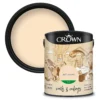 Crown Walls & Ceilings Silk Emulsion Paint Soft Cream - 5L 2 Crown Walls & Ceilings Silk Emulsion Paint Soft Cream - 5L -Laura Paint Shop 12807205 1024963837777248