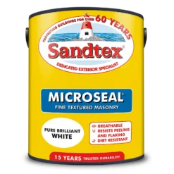 Sandtex® Textured Masonry Paint Pure Brilliant White - 5L 19 Sandtex® Textured Masonry Paint Pure Brilliant White - 5L -Laura Paint Shop 12807345 1174871506146144