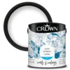 Crown Walls & Ceilings Matt Emulsion Paint Pure Brilliant White - 2.5L 2 Crown Walls & Ceilings Matt Emulsion Paint Pure Brilliant White - 2.5L -Laura Paint Shop 12807515 1265001928336359