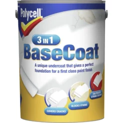 Polycell 3 In 1 BaseCoat - 5L