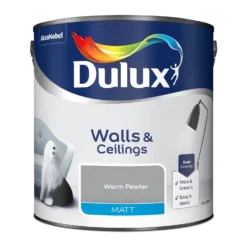 Dulux Matt Emulsion Paint Warm Pewter - 2.5L 12 Dulux Matt Emulsion Paint Warm Pewter - 2.5L -Laura Paint Shop 12808041 1194833201344262