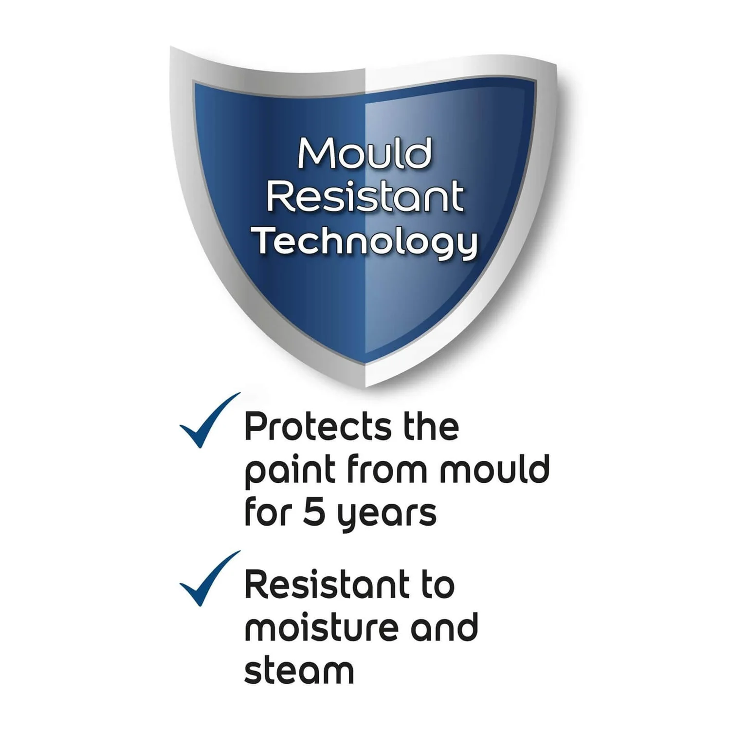 Dulux Easycare Bathroom Misty Mirror - Soft Sheen Emulsion Paint - 2.5L 7 Dulux Easycare Bathroom Misty Mirror - Soft Sheen Emulsion Paint - 2.5L - Image 5