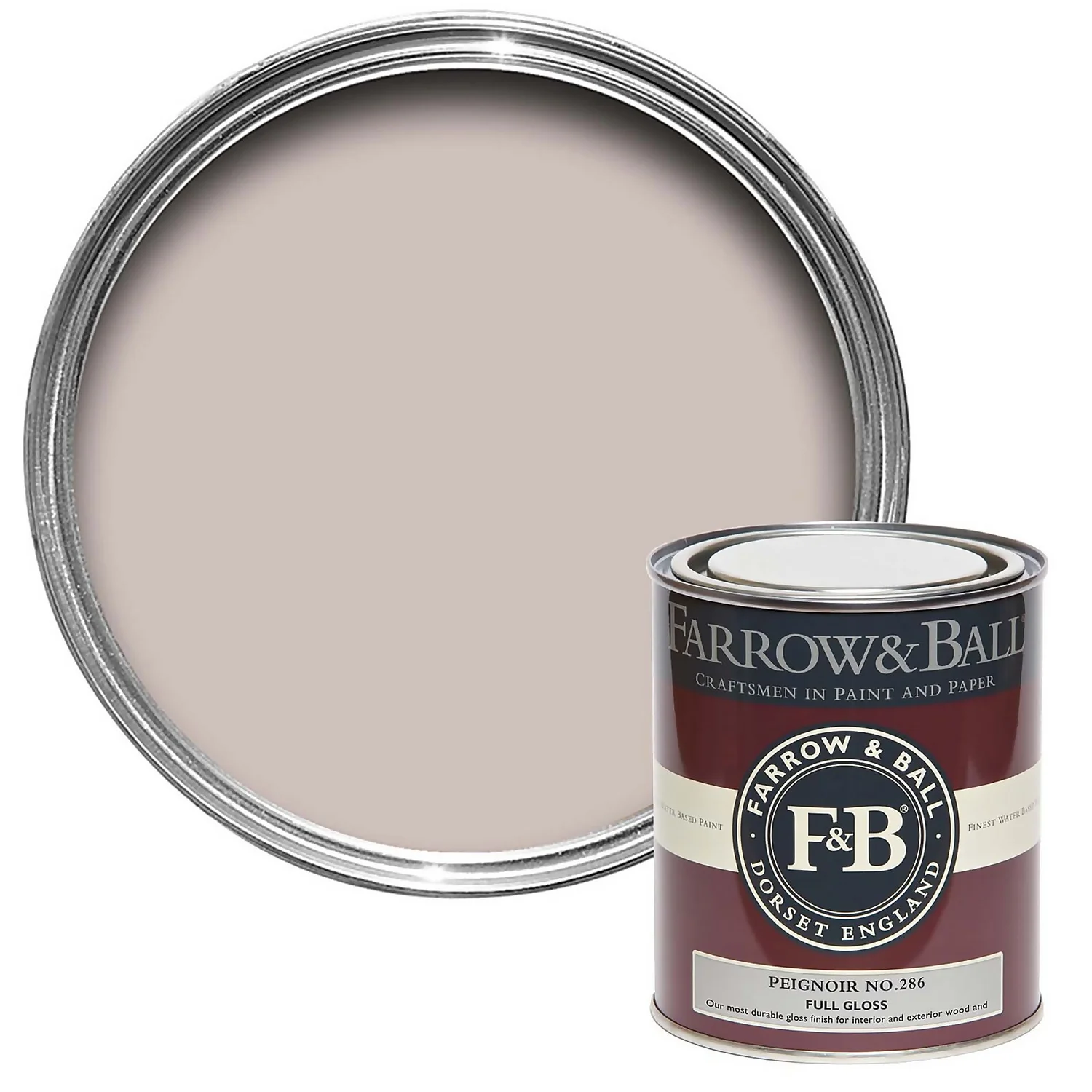 Farrow & Ball Full Gloss Paint Peignoir - 750ml 3 Farrow & Ball Full Gloss Paint Peignoir - 750ml