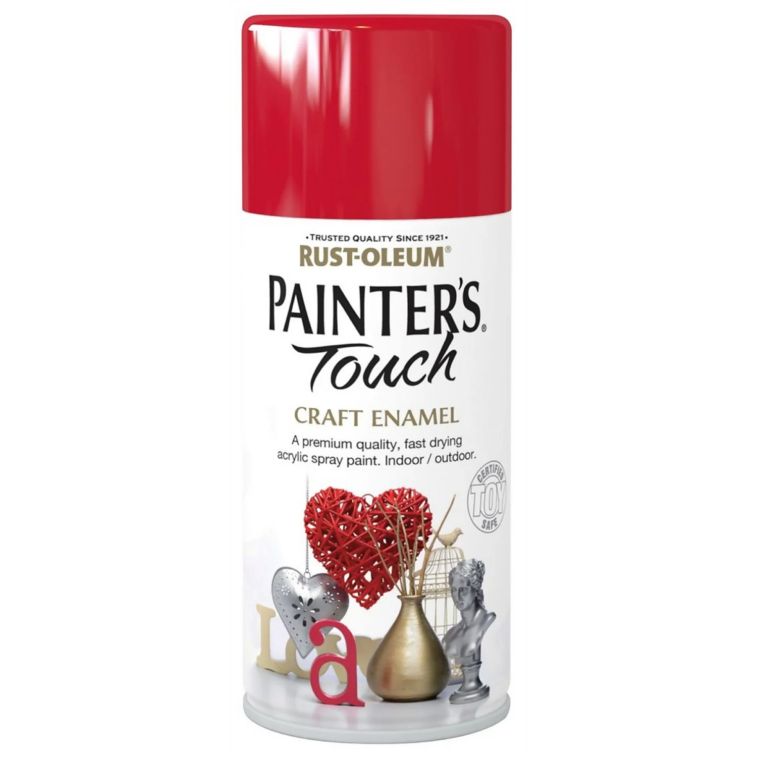 Rust-Oleum Painters Touch - Craft Enamel Spray Paint Cherry Red Gloss - 150ml 3 Rust-Oleum Painters Touch - Craft Enamel Spray Paint Cherry Red Gloss - 150ml