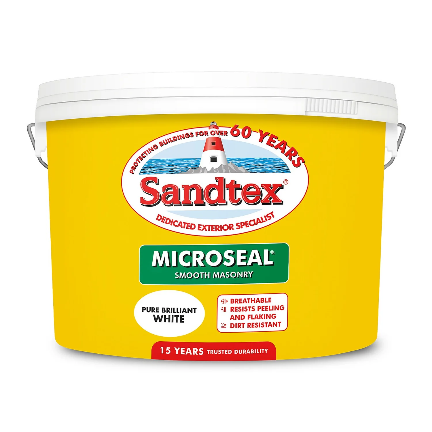 Sandtex® Ultra Smooth Masonry Paint Pure Brilliant White - 10L 9 Sandtex® Ultra Smooth Masonry Paint Pure Brilliant White - 10L - Image 8