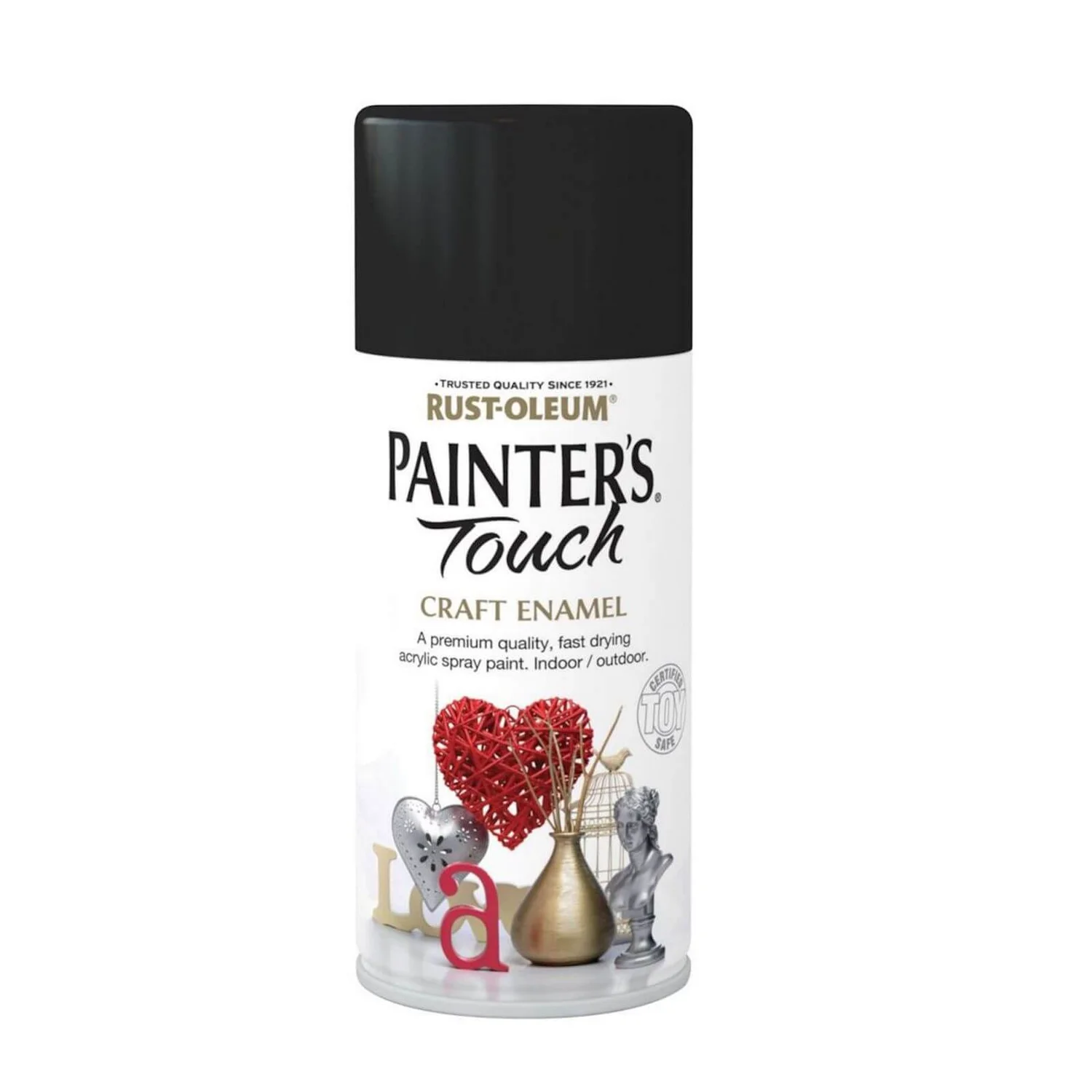 Rust-Oleum Painters Touch - Craft Enamel Spray Paint Black Matt - 150ml 3 Rust-Oleum Painters Touch - Craft Enamel Spray Paint Black Matt - 150ml