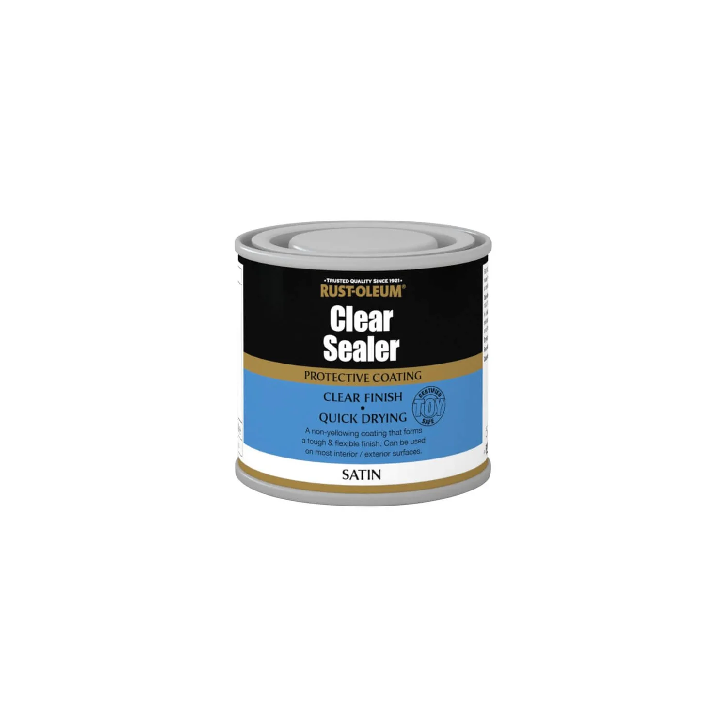 Rust-Oleum Clear Satin Sealer - 125ml 3 Rust-Oleum Clear Satin Sealer - 125ml