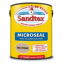 Sandtex® Textured Masonry Paint Mid Stone - 5L 19 Sandtex® Textured Masonry Paint Mid Stone - 5L -Laura Paint Shop 12809310 4794871505543900