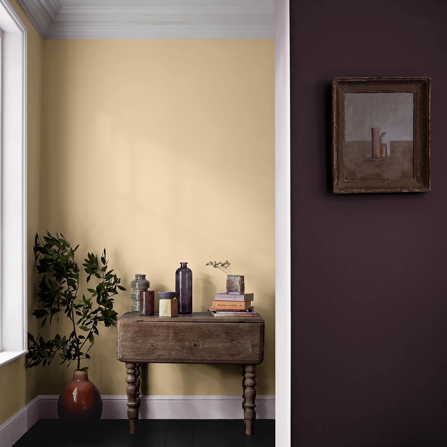 Crown Walls & Ceilings Matt Emulsion Paint Pale Gold - Tester 40ml 4 Crown Walls & Ceilings Matt Emulsion Paint Pale Gold - Tester 40ml - Image 2