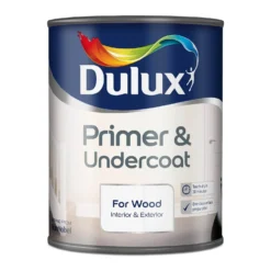 Dulux Wood Primer And Undercoat Pure Brilliant White 750ml 9 Dulux Wood Primer And Undercoat Pure Brilliant White 750ml -Laura Paint Shop 12809654 1254833202276380