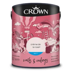 Crown Breatheasy Matt Standard Emulsion Paint Creme De La Rose - 5L 19 Crown Breatheasy Matt Standard Emulsion Paint Creme De La Rose - 5L -Laura Paint Shop 12809689 1314999803400518