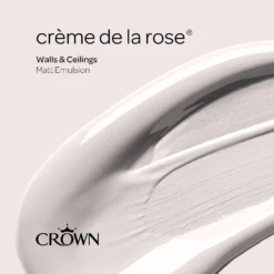 Crown Breatheasy Matt Standard Emulsion Paint Creme De La Rose - 5L 17 Crown Breatheasy Matt Standard Emulsion Paint Creme De La Rose - 5L -Laura Paint Shop 12809689 4654999803340869