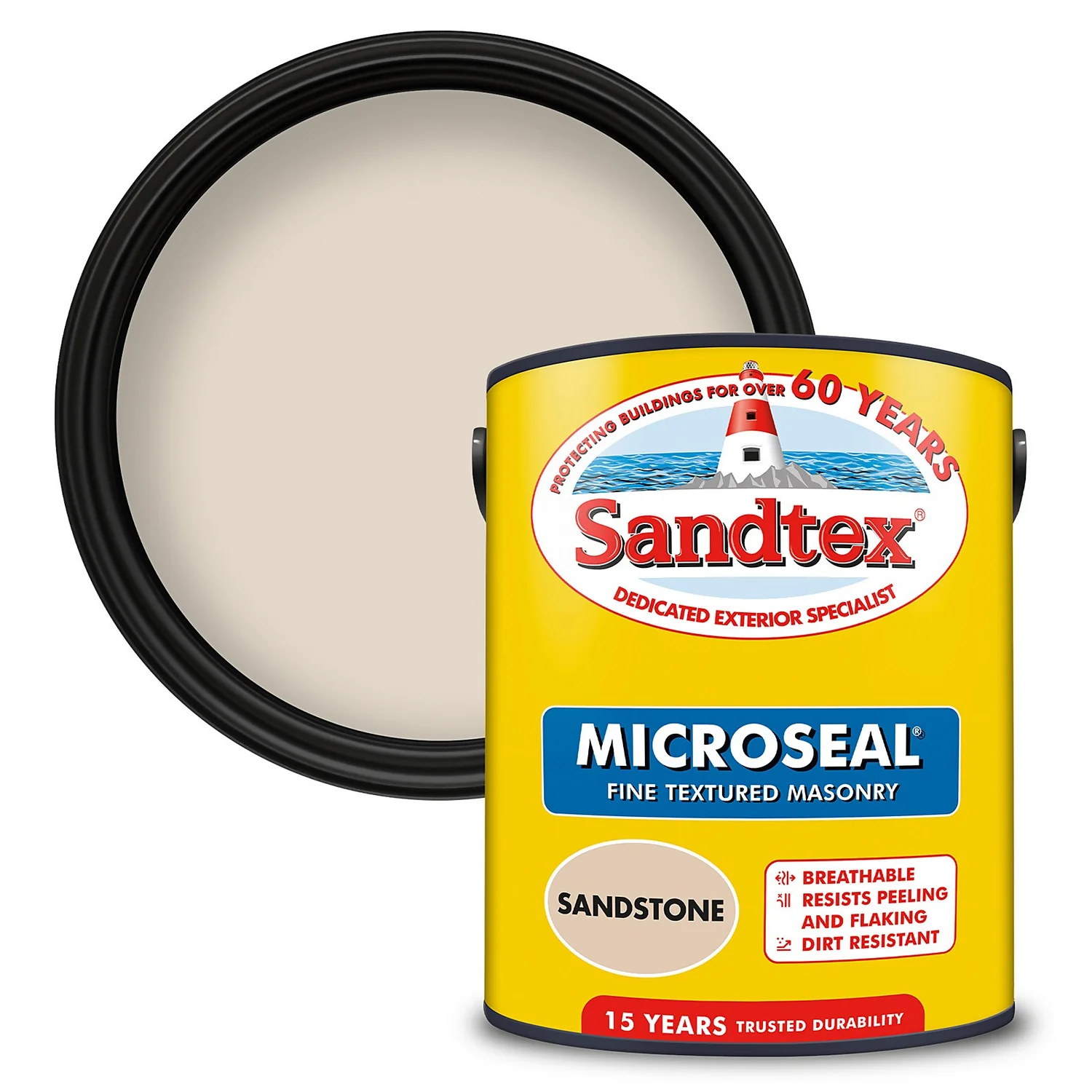 Sandtex® Textured Masonry Paint Sandstone - 5L 3 Sandtex® Textured Masonry Paint Sandstone - 5L