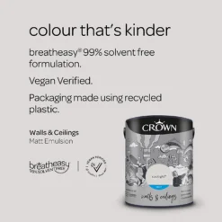 Crown Walls & Ceilings Matt Emulsion Paint Spotlight - 5L 15 Crown Walls & Ceilings Matt Emulsion Paint Spotlight - 5L -Laura Paint Shop 12809752 2484969532237985