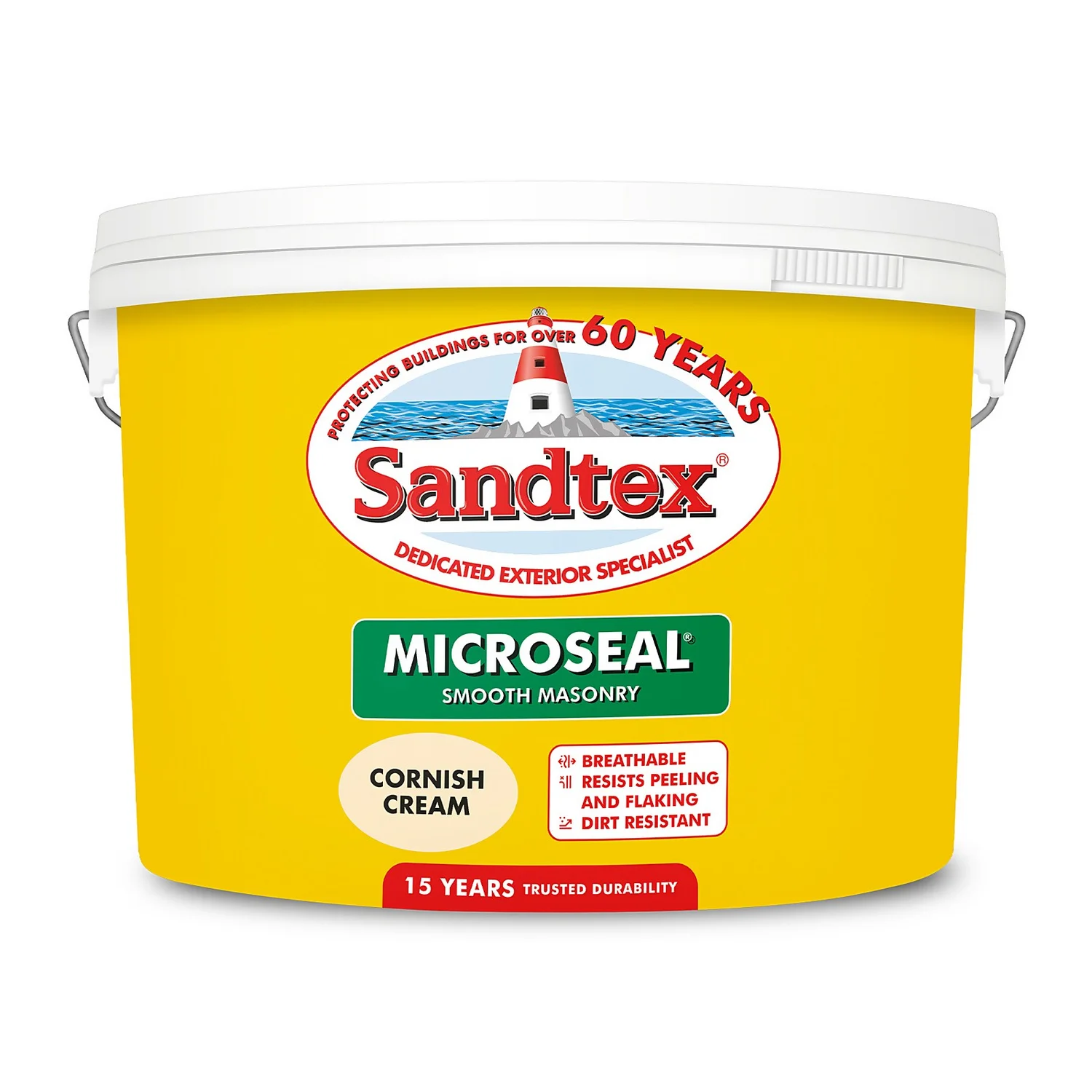 Sandtex® Ultra Smooth Masonry Paint Cornish Cream - 10L 10 Sandtex® Ultra Smooth Masonry Paint Cornish Cream - 10L - Image 8