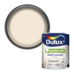 Dulux Quick Dry Satinwood Magnolia - 750ml