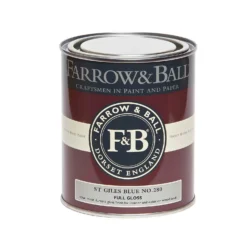 Farrow & Ball Full Gloss Paint St Giles Blue - 750ml 8 Farrow & Ball Full Gloss Paint St Giles Blue - 750ml -Laura Paint Shop 12810924 8154951872049080