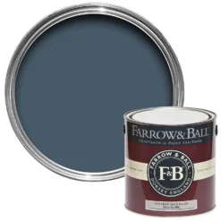 Farrow & Ball Full Gloss Paint Stiffkey Blue - 2.5L