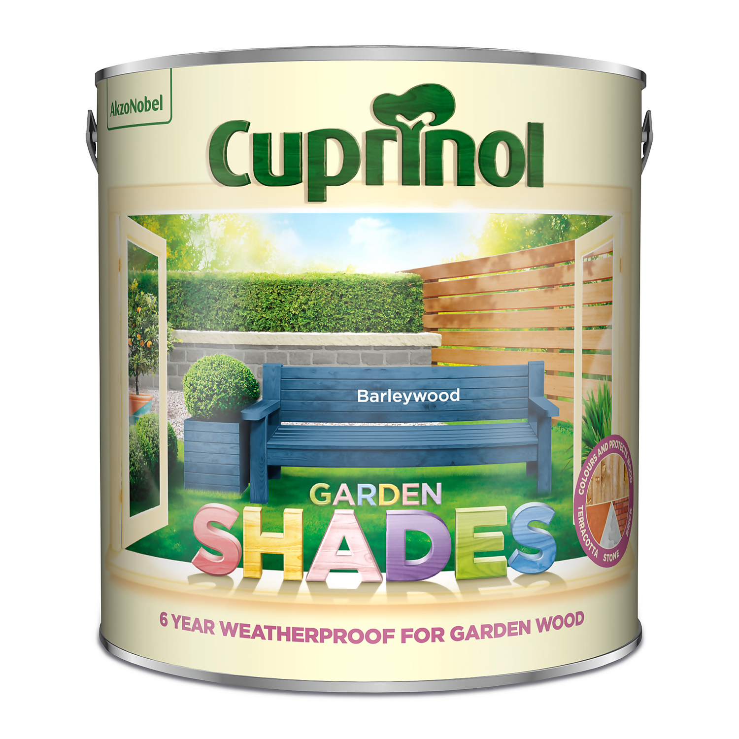 Cuprinol Garden Shades Paint Barleywood - 2.5L 5 Cuprinol Garden Shades Paint Barleywood - 2.5L - Image 3