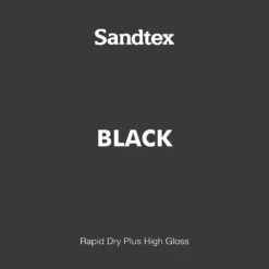 Sandtex® Rapid Dry Gloss Paint Black - 750ml 17 Sandtex® Rapid Dry Gloss Paint Black - 750ml -Laura Paint Shop 12813505 1674951367151681