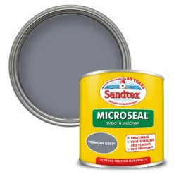 Sandtex Ultra Smooth Masonry Paint - Vermont Grey - 150ml