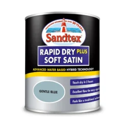 Sandtex® Rapid Dry Satin Paint Gentle Blue - 750ml 16 Sandtex® Rapid Dry Satin Paint Gentle Blue - 750ml -Laura Paint Shop 12813513 1054951367690766