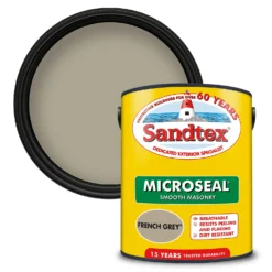 Sandtex® Ultra Smooth Masonry Paint French Grey - 5L