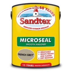 Sandtex® Ultra Smooth Masonry Paint French Grey - 5L 19 Sandtex® Ultra Smooth Masonry Paint French Grey - 5L -Laura Paint Shop 12813522 1994871812664931