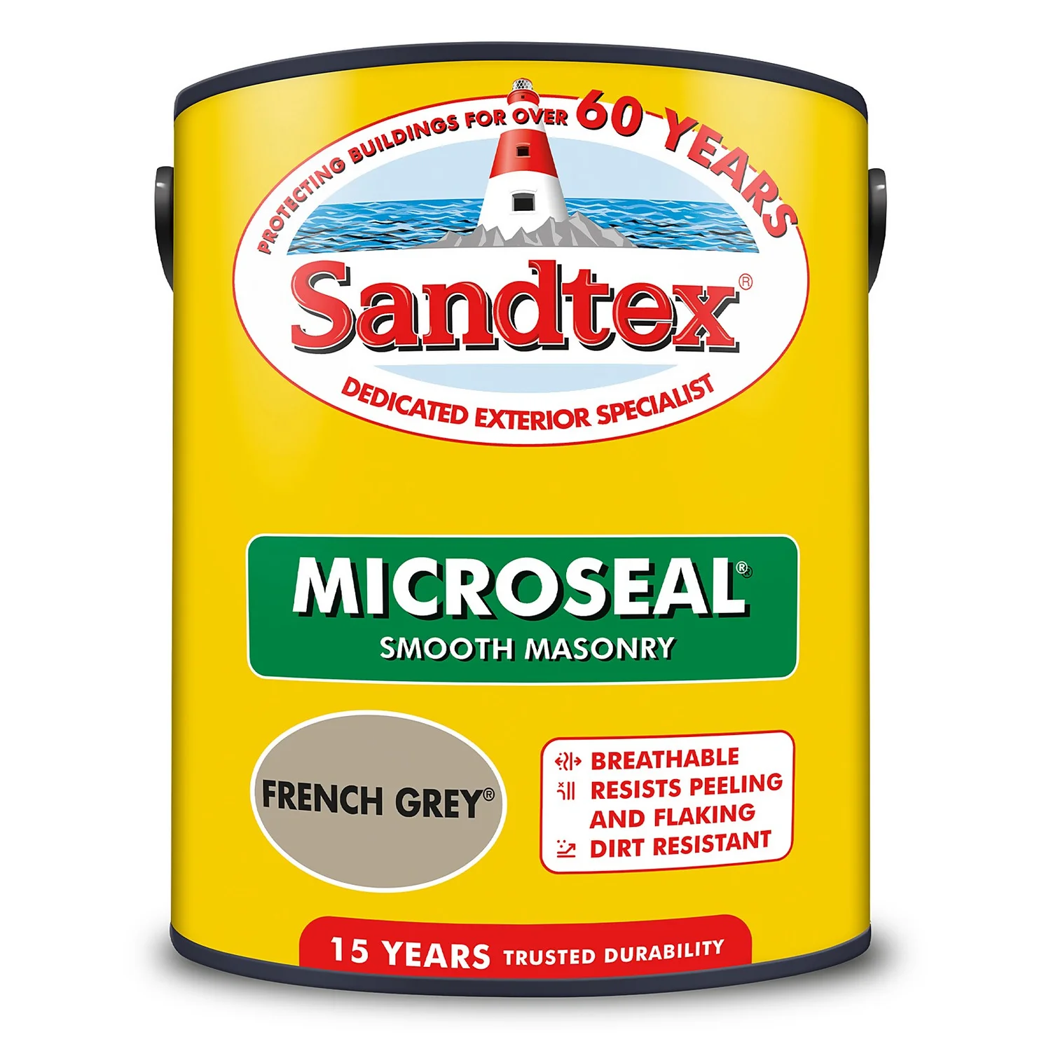 Sandtex® Ultra Smooth Masonry Paint French Grey - 5L 10 Sandtex® Ultra Smooth Masonry Paint French Grey - 5L - Image 8