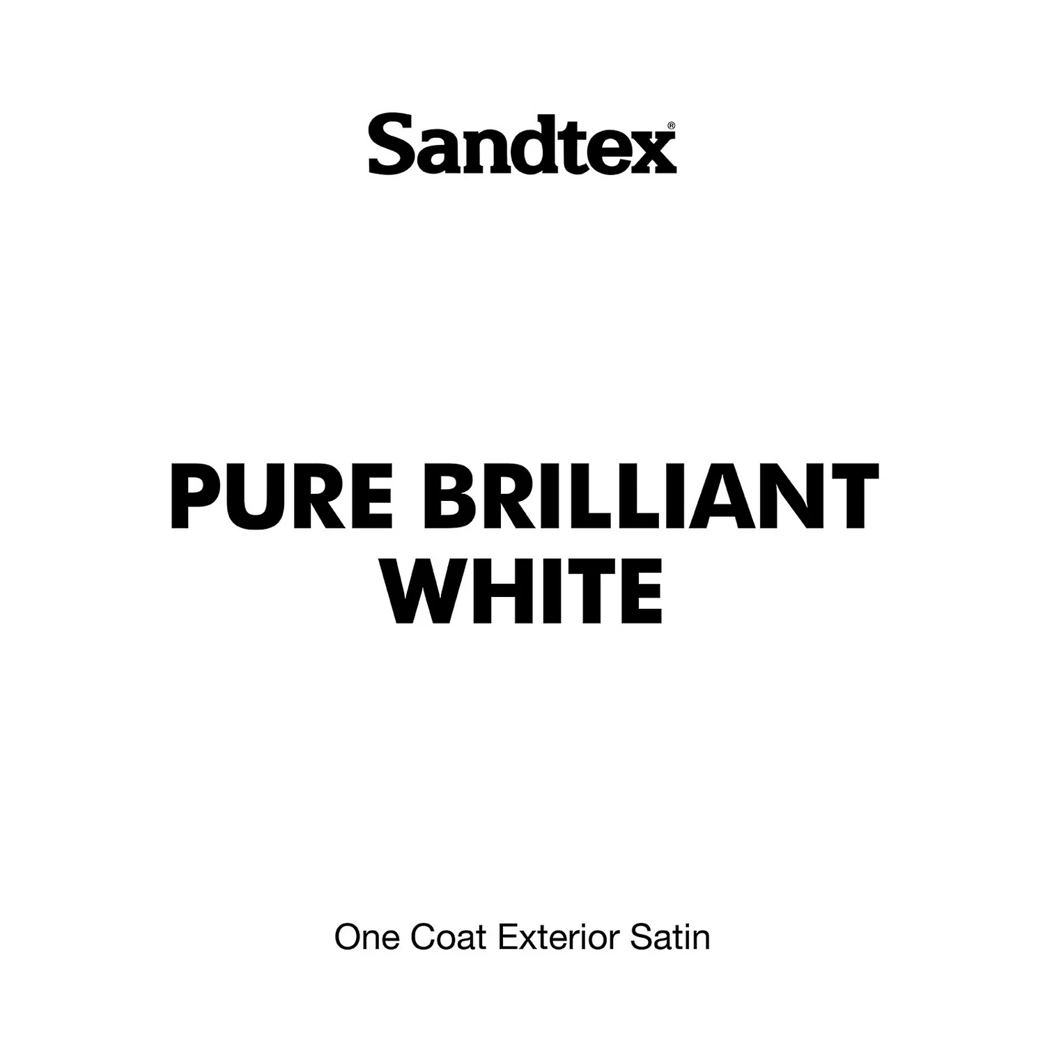 Sandtex® Exterior One Coat Satin Paint Pure Brilliant White - 750ml 10 Sandtex® Exterior One Coat Satin Paint Pure Brilliant White - 750ml - Image 8