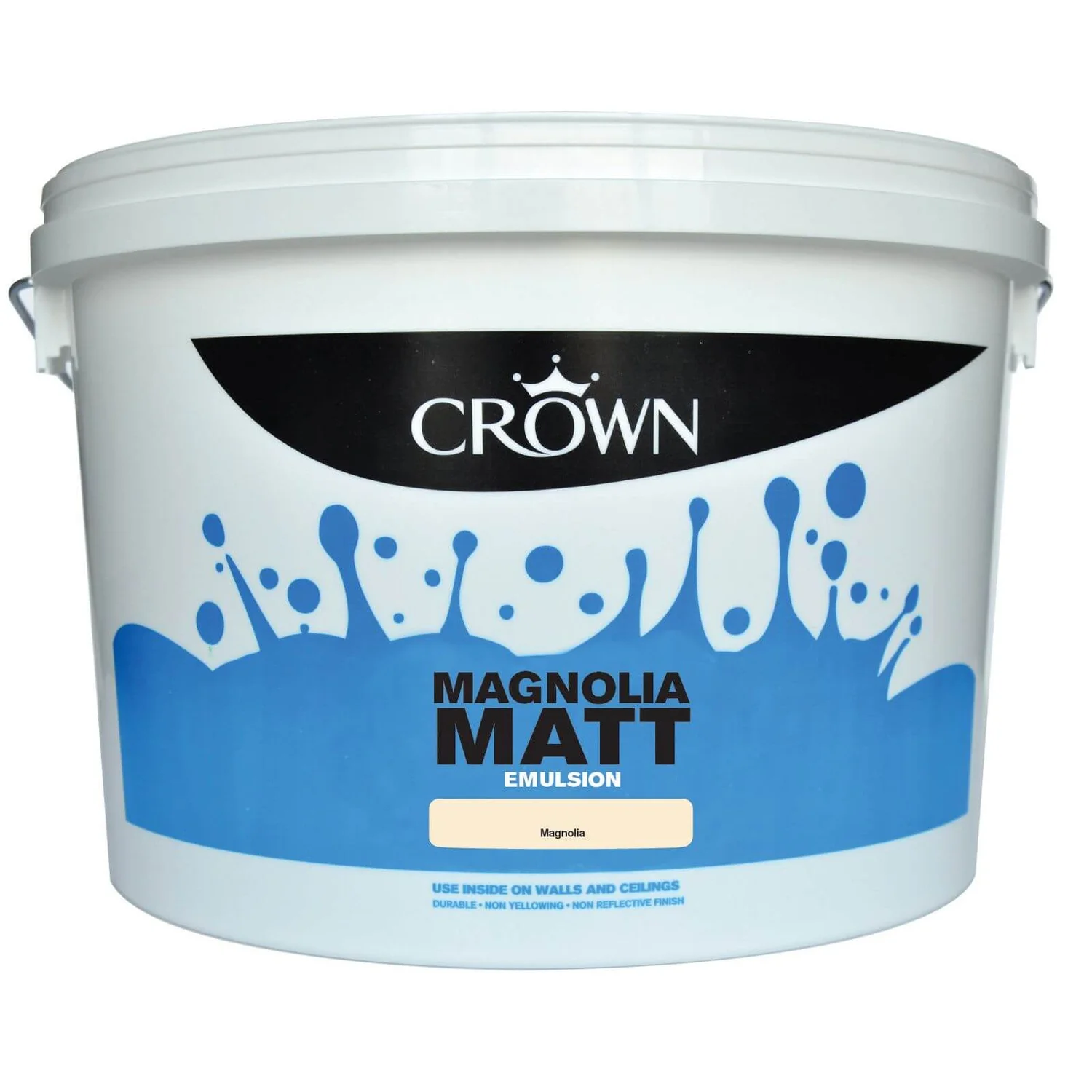 Crown Matt Emulsion Paint Magnolia - 10L 3 Crown Matt Emulsion Paint Magnolia - 10L