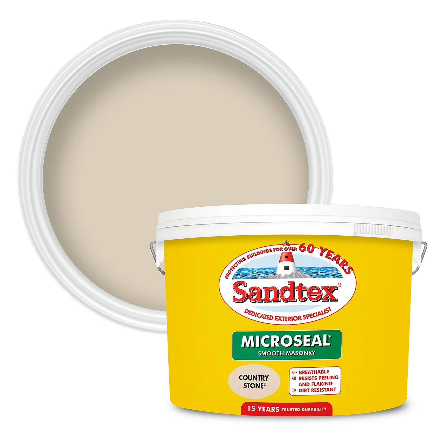 Sandtex® Ultra Smooth Masonry Paint Country Stone - 10L 3 Sandtex® Ultra Smooth Masonry Paint Country Stone - 10L