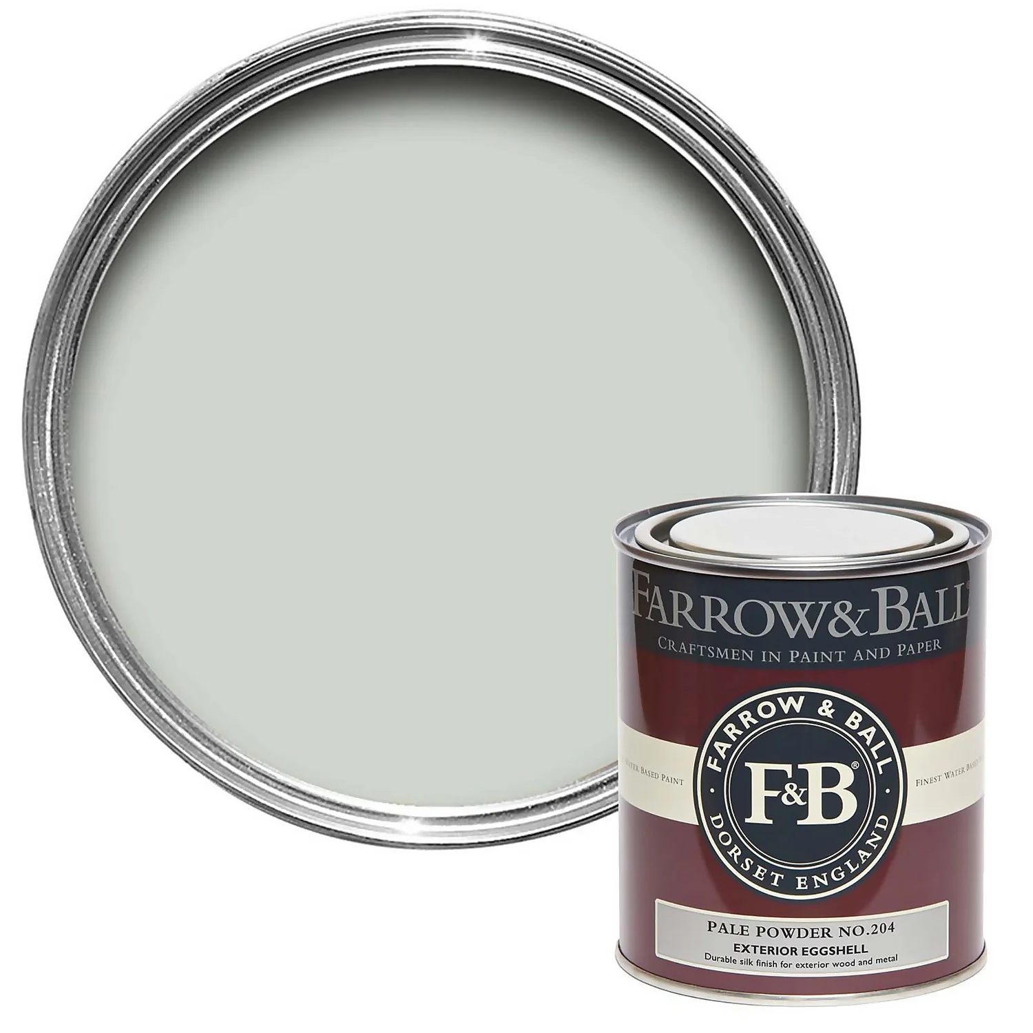 Farrow & Ball Exterior Eggshell Paint Pale Powder - 750ml 3 Farrow & Ball Exterior Eggshell Paint Pale Powder - 750ml