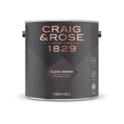 Craig & Rose 1829 Eggshell Paint Clove Brown - 2.5L 6 Craig & Rose 1829 Eggshell Paint Clove Brown - 2.5L -Laura Paint Shop 12817592 2094832959465671