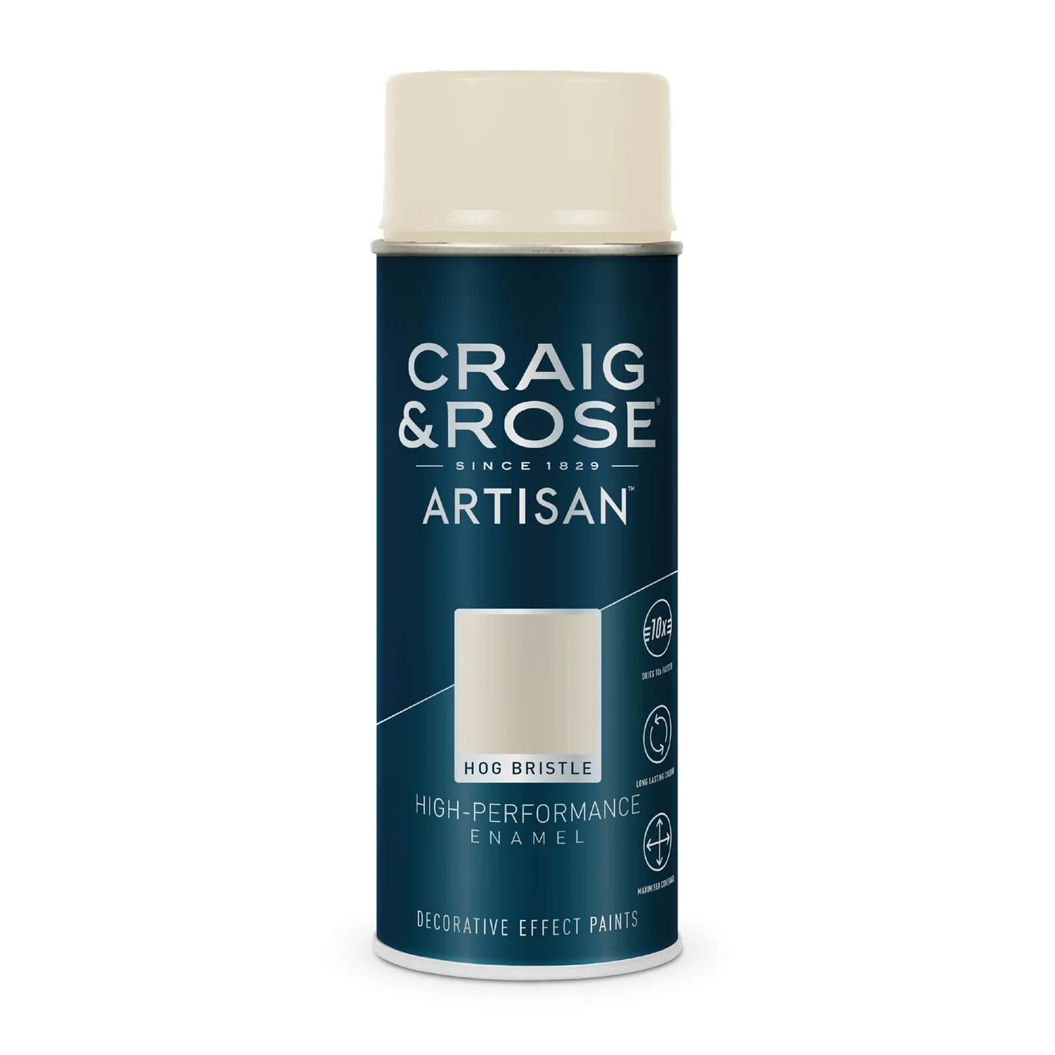 Craig & Rose Artisan Enamel Gloss Spray Paint - Hog Bristle - 400ml 4 Craig & Rose Artisan Enamel Gloss Spray Paint - Hog Bristle - 400ml - Image 2